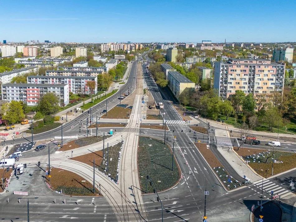 Aleja Śmigłego-Rydza przejezdna. Podobnie jak Rondo Broniewskiego i Niższa