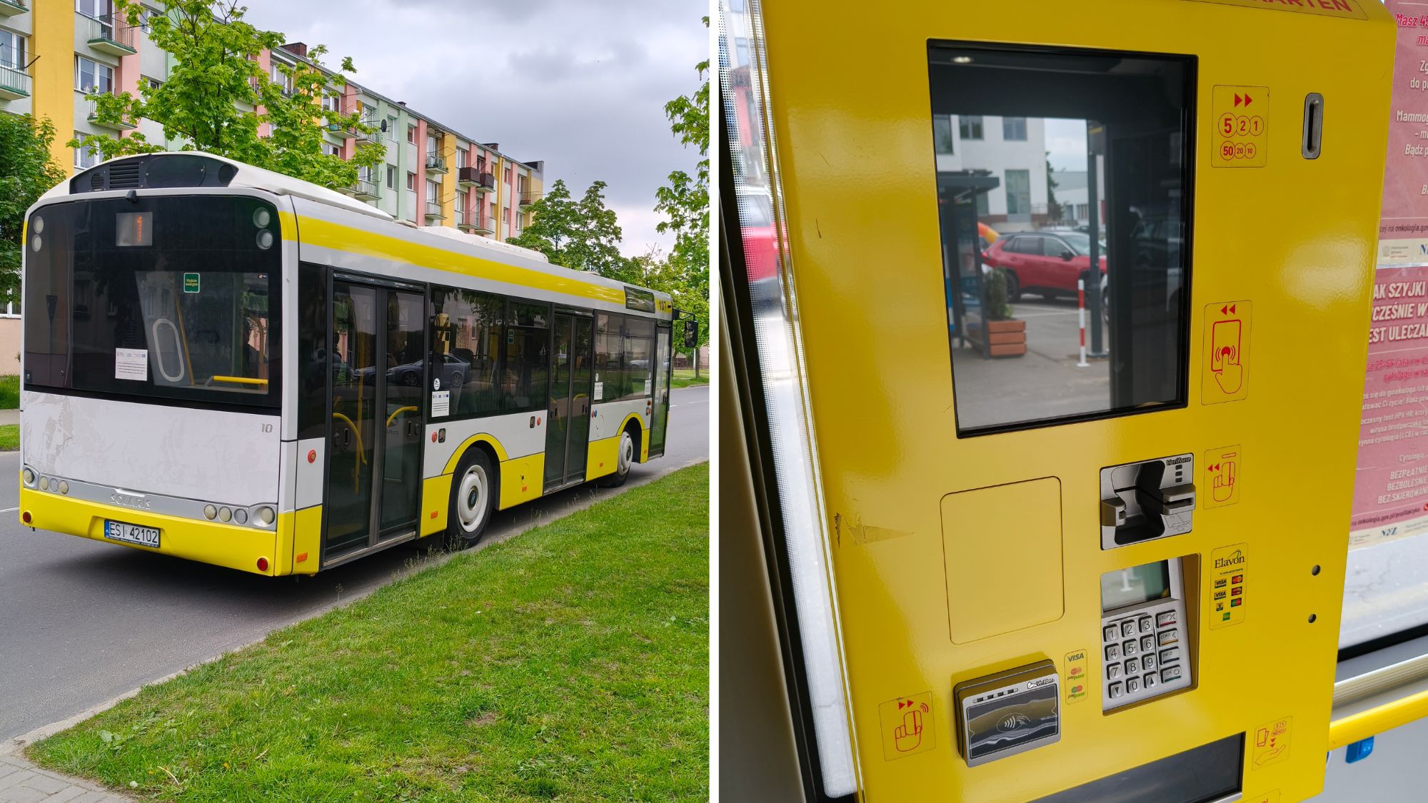 Zepsute biletomaty w sieradzkich autobusach