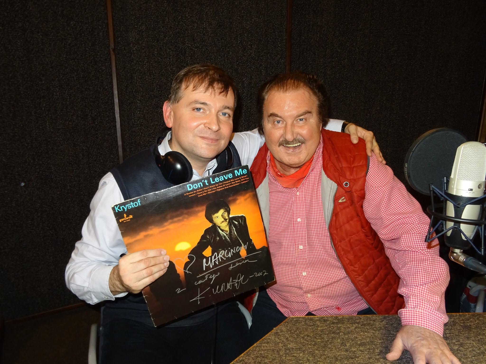 Piotr Stańczyk z Krzysztofem Krawczykiem