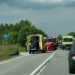 Motocyklista zderzył się z sarną. Utrudnienia na drodze wojewódzkiej 713