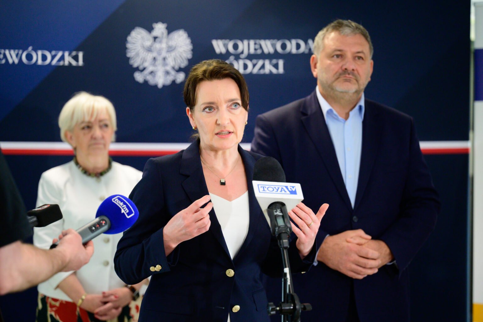 Konferencja Bezpieczny Senior z ministrem sprawiedliwosci Waldemarem Zurkiem fot Sebastian Szwajkowski 9