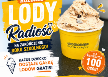 Radio Łódź rozdaje lody „Radiość” na zakończenie roku szkolnego