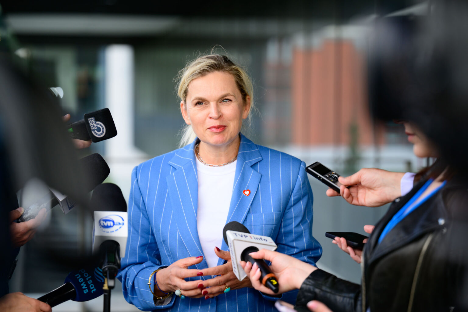 Minister Nowacka w Akademii Sztuk Pieknych fot Sebastian Szwajkowski 5