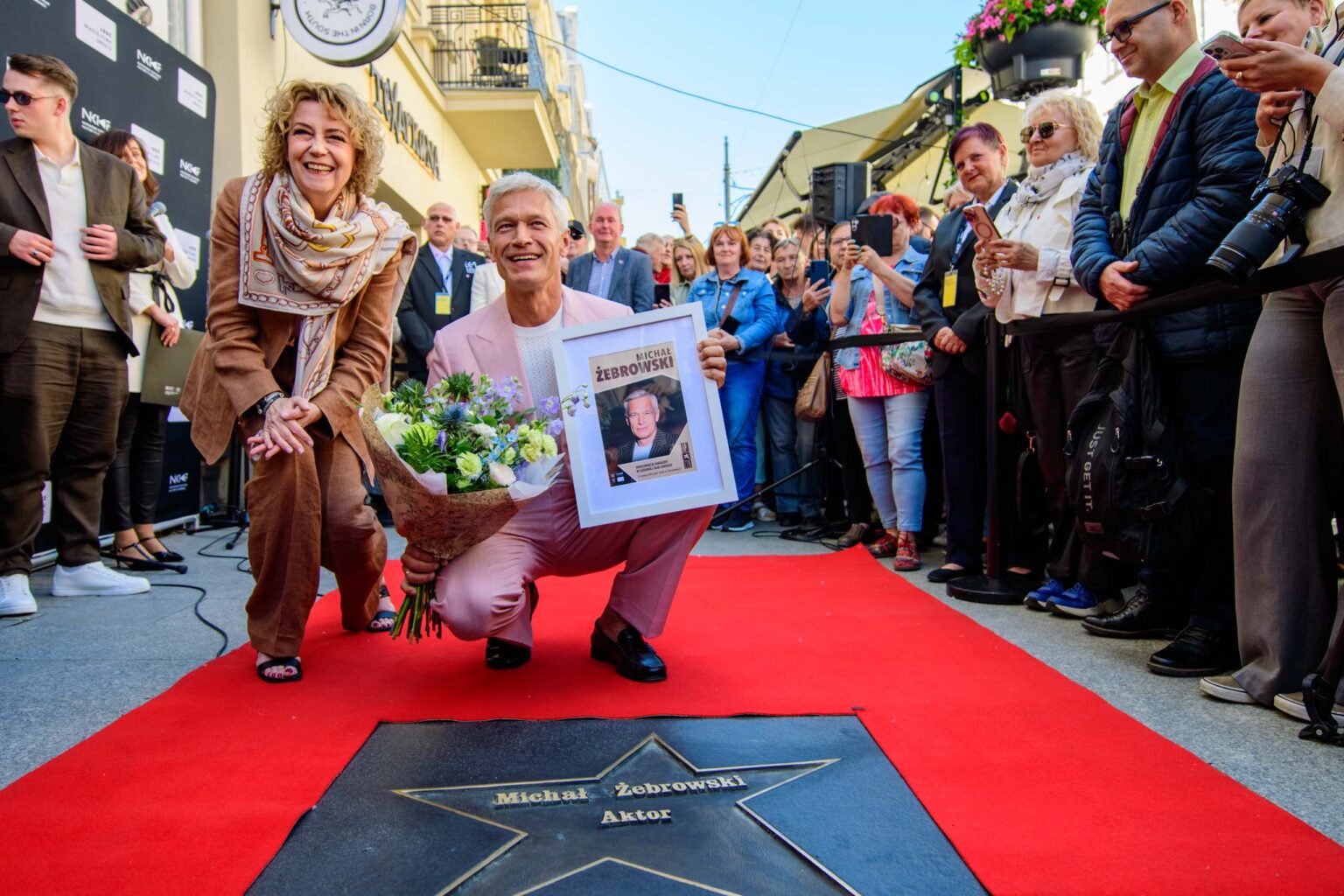 Odsloniecie gwiazdy Michala Zebrowskiego fot Sebastian Szwajkowski 2
