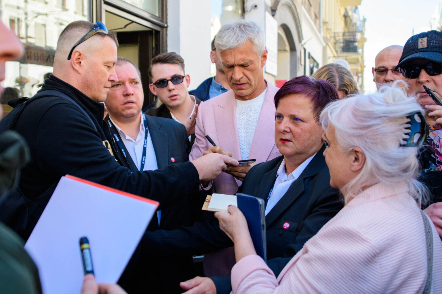 Odsloniecie gwiazdy Michala Zebrowskiego fot Sebastian Szwajkowski 4