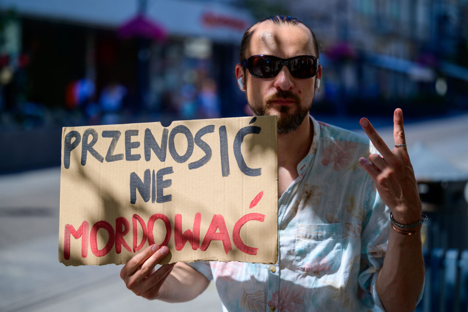 Pikieta w obronie dzików fot Sebastian Szwajkowski_3 Pikieta w obronie dzikow fot Sebastian Szwajkowski 3