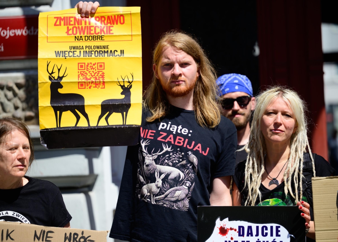 Pikieta w obronie dzikow fot Sebastian Szwajkowski 5