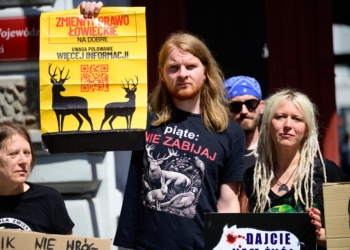 Pikieta w obronie dzikow fot Sebastian Szwajkowski 5