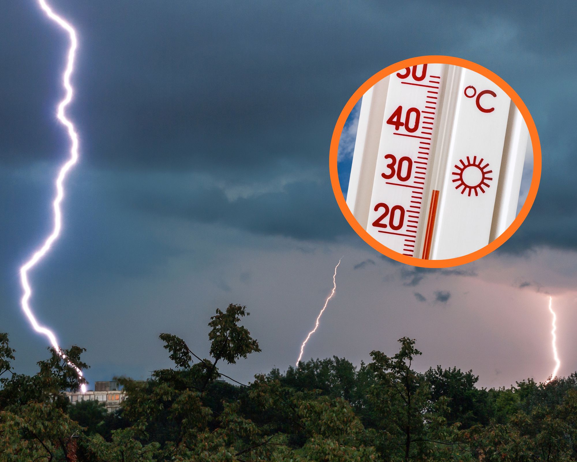 Upał i burze nad Łódzkiem