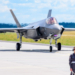 Kolejne F-35 wylądowały w Łasku. Pięć nowych myśliwców już w bazie