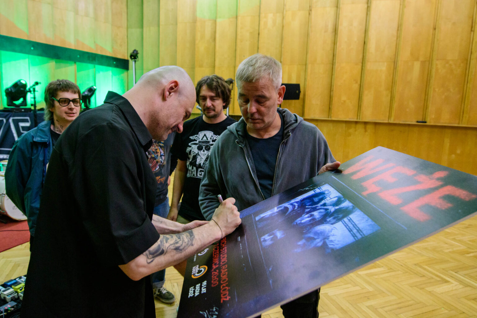 Zespol Weze w Radiu Lodz fot Sebastian Szwajkowski 3