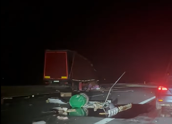 Nocny wypadek na A1. Autostrada w kierunku Gdańska zablokowana do wieczora