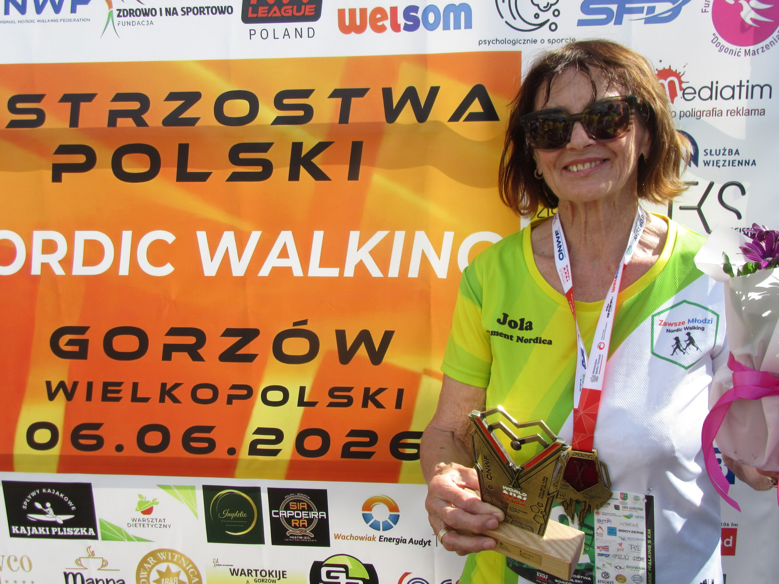 Seniorka z Łodzi ponownie na szczycie. Jolanta Błądek obroniła tytuł mistrzowski w nordic walkingu 3 Seniorka z Łodzi ponownie na szczycie. Jolanta Błądek obroniła tytuł mistrzowski w nordic walkingu