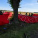 Tragiczny wypadek na DK74 w Wójcinie. Nie żyje dwoje dzieci