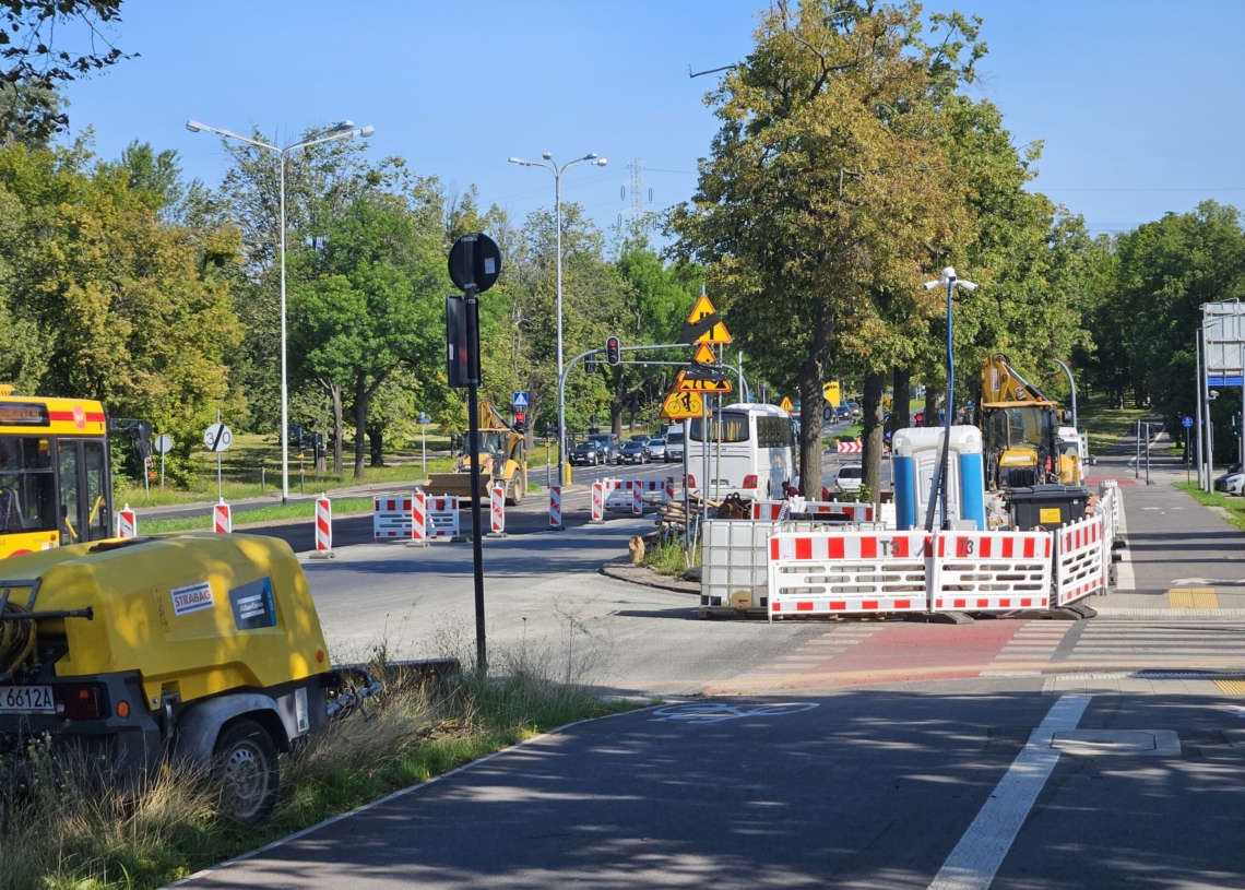Remont alei Palki. W weekend zamknięcie skrzyżowania z Telefoniczną [ZDJĘCIA]