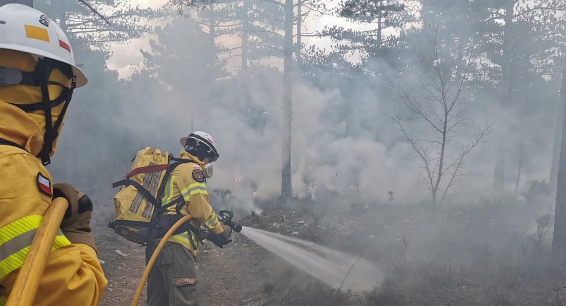 Strażacy z Łódzkiego pomogą przy pożarach lasów w Hiszpanii