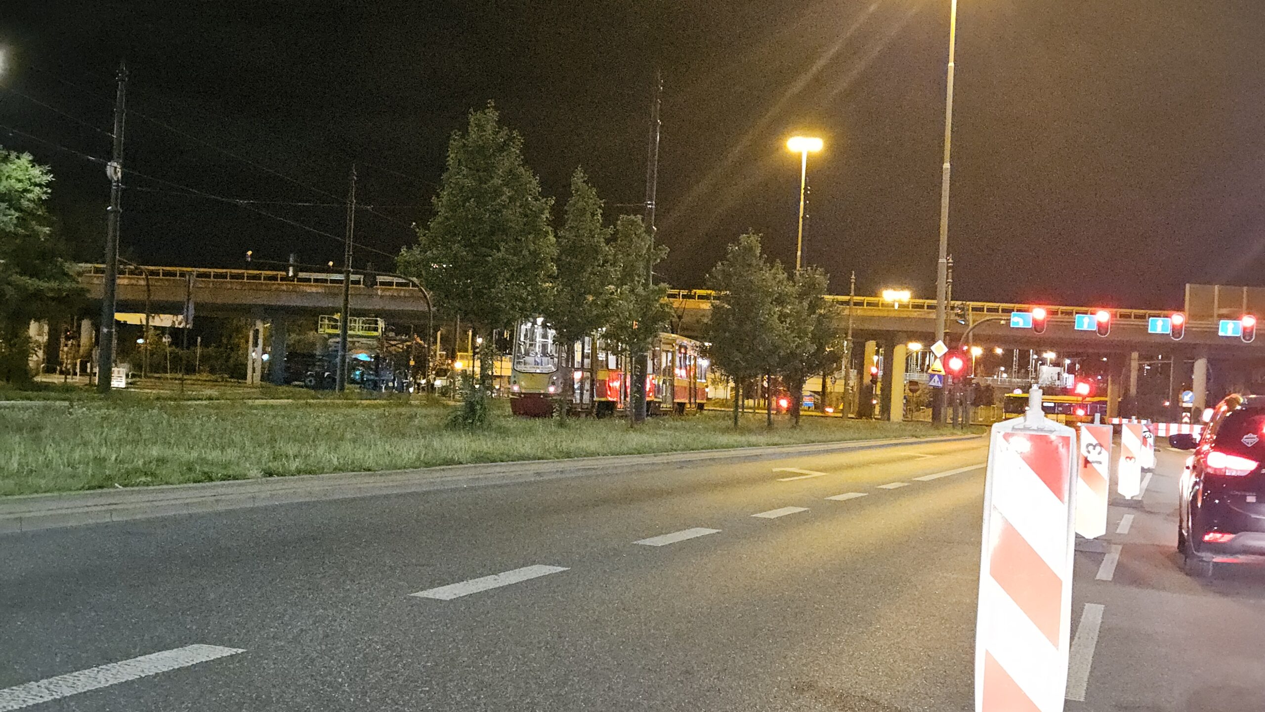 Remont estakady przy dworcu Łódź Kaliska. Nocne utrudnienia dla kierowców