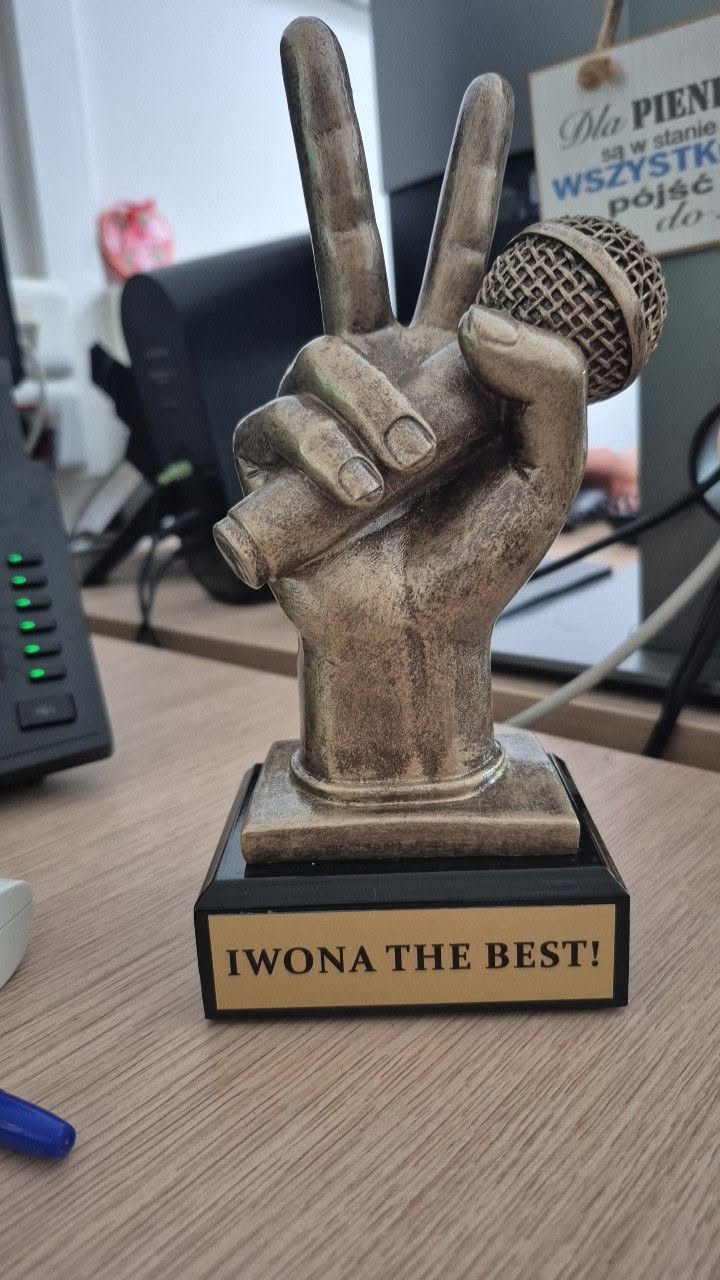 Iwona Błaszczyk otrzymała statuetkę "Iwona The Best"