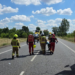Zderzenie motocyklu i osobówki w Łowiczu. Lądował helikopter LPR