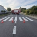 Wypadek na DK43. Motocykl i samochód stanęły w płomieniach 13 Wypadek na DK43. Motocykl i samochód stanęły w płomieniach