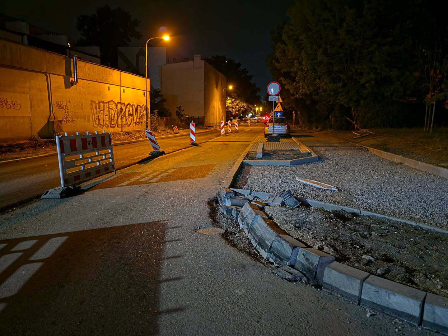 Trwa remont ulicy Marysińskiej w Łodzi. Mieszkańcy narzekają na stan wykonywanych tam prac