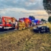 Zderzenie trzech aut na DK12 pod Opocznem. Cztery osoby trafiły do szpitali