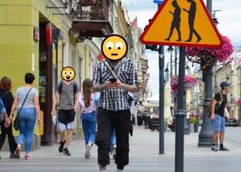 Nowy znak drogowy dla „smartfonowych zombie”? Jest propozycja zmian