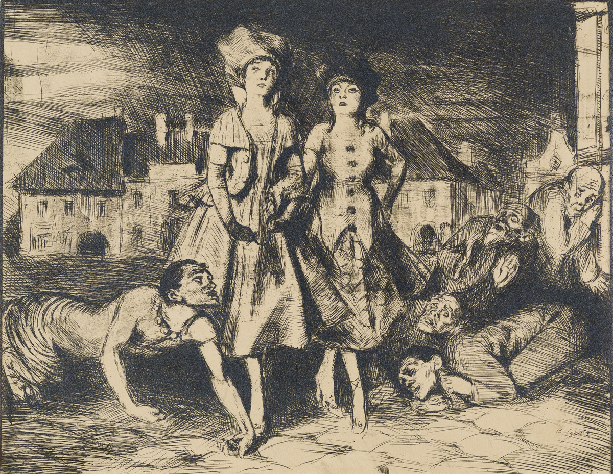Bruno Schulz Rewolucja w miescie 1922 Muzeum Sztuki Lodz