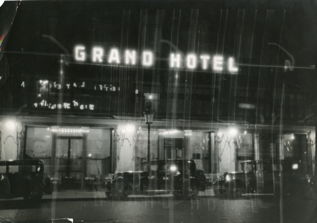 Janusz Maria Brzeski Grand Hotel ok. 1930 © Spadkobierca Janusza Marii Brzeskiego i Muzeum Sztuki Lodz