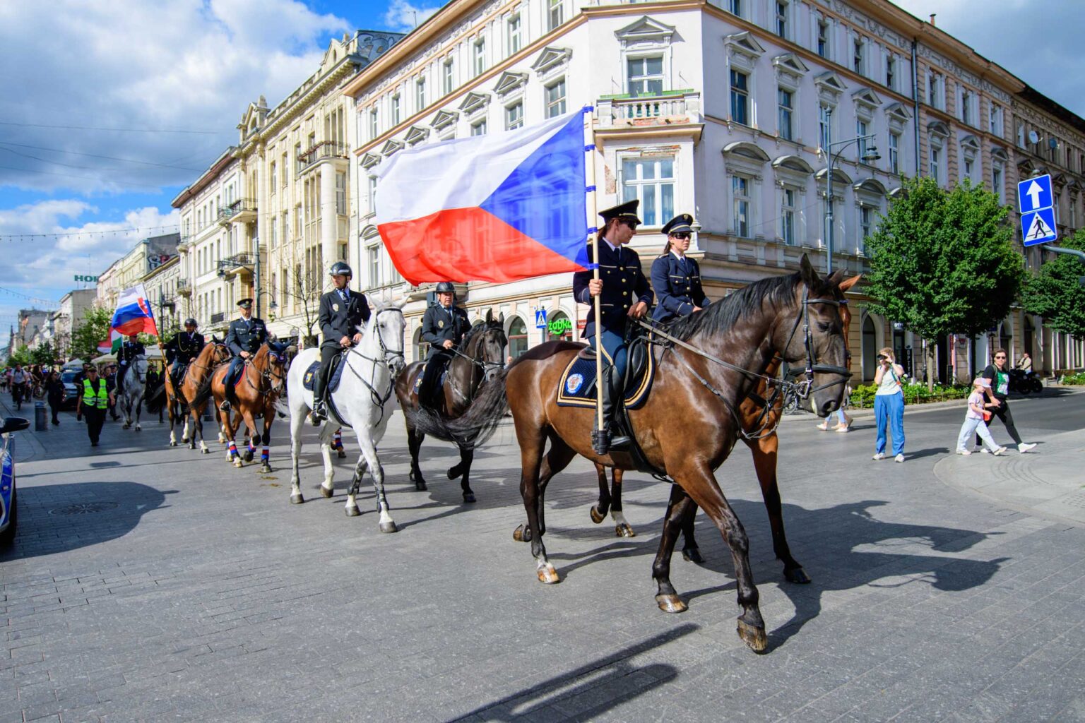 Parada Konna ulicą Piotrkowską fot Sebastian Szwajkowski_8 Parada Konna ulica Piotrkowska fot Sebastian Szwajkowski 8