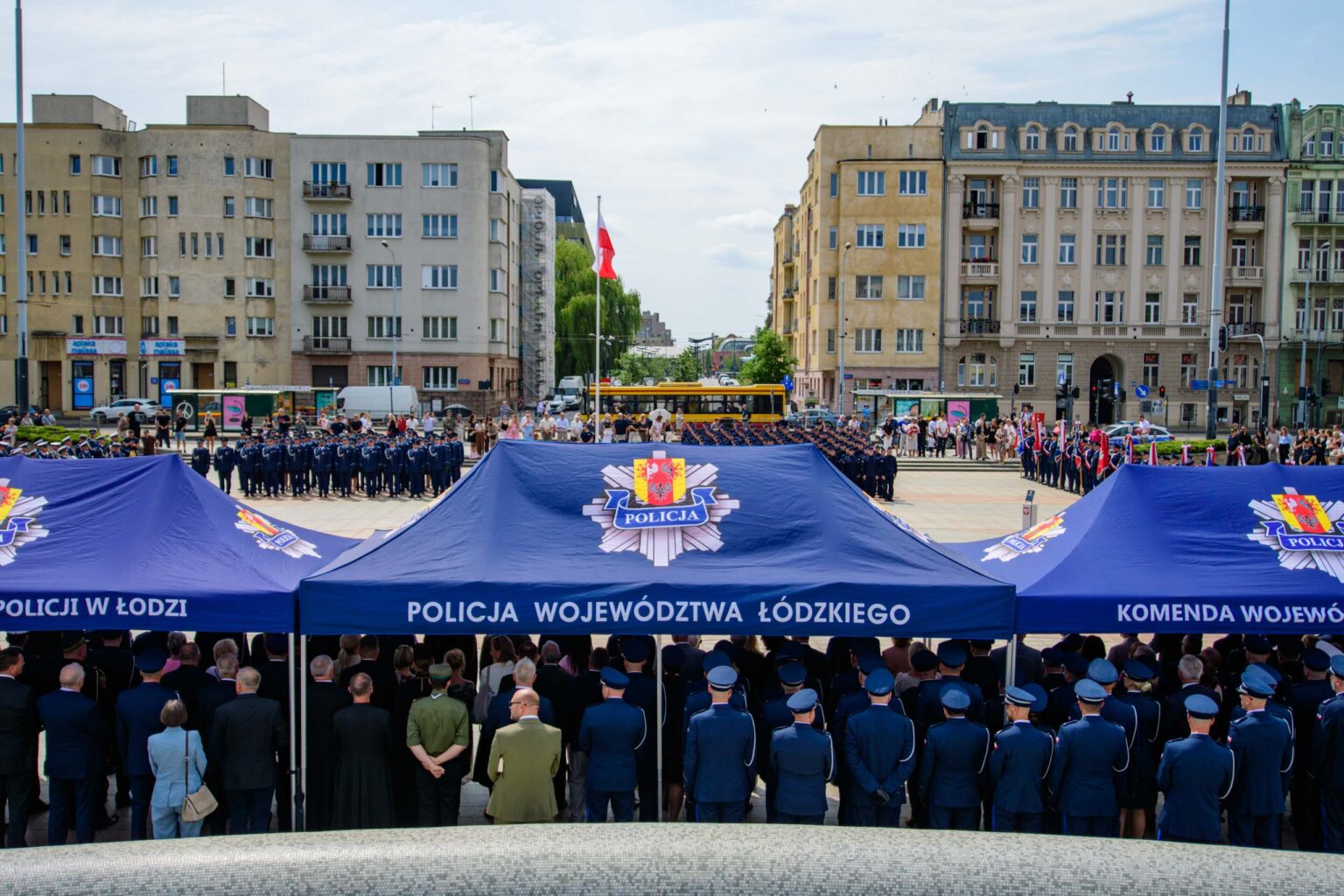 Wojewodzkie Swieto Policji w Lodzi fot Sebastian Szwajkowski