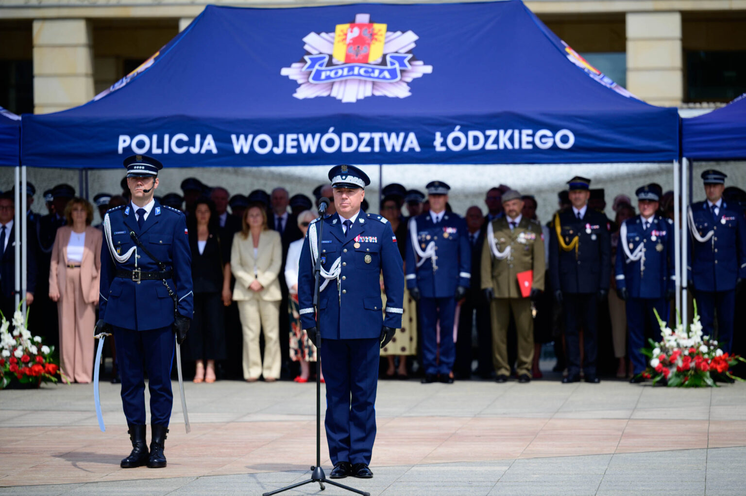 Wojewodzkie Swieto Policji w Lodzi fot Sebastian Szwajkowski 10