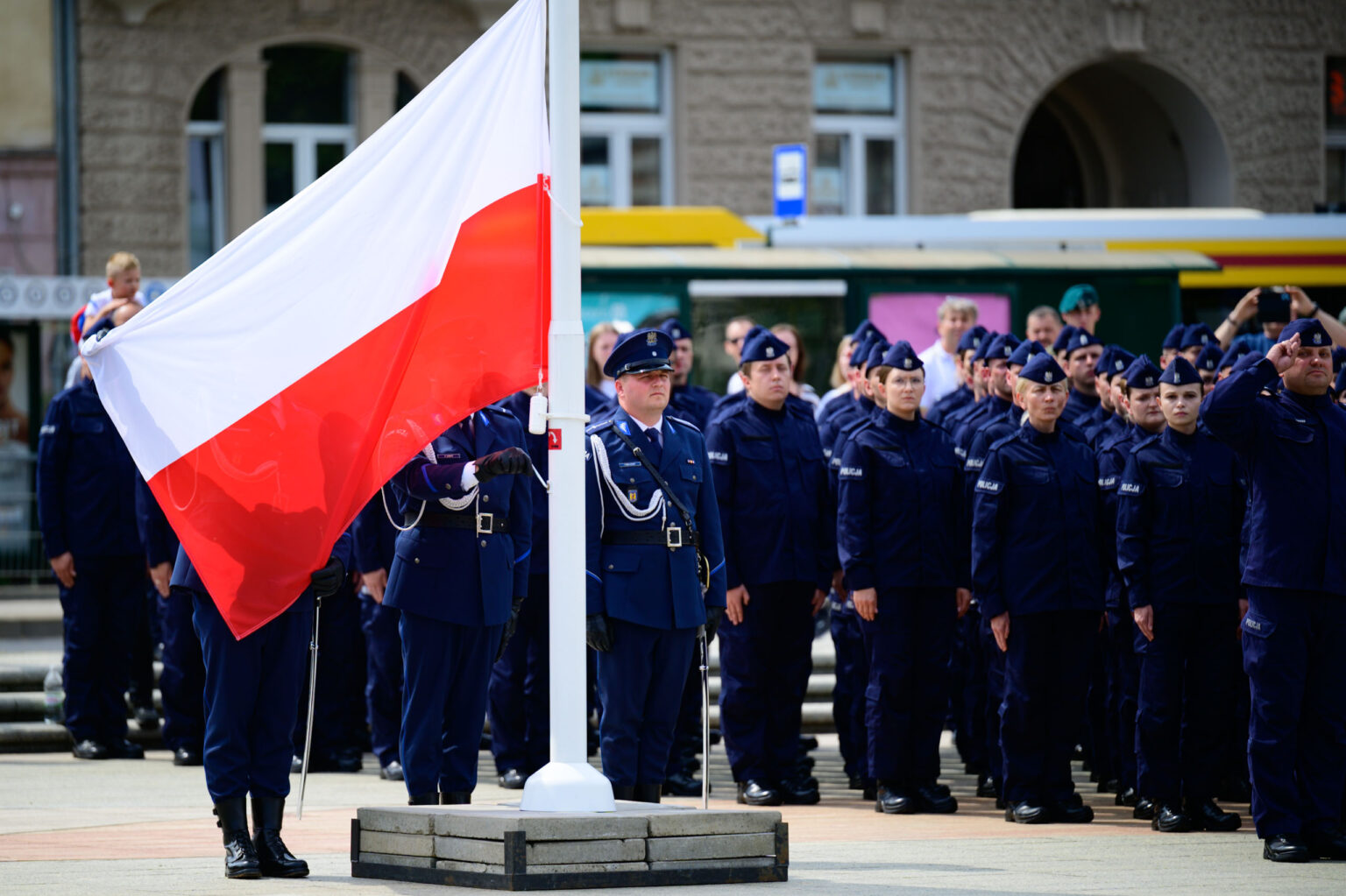 Wojewodzkie Swieto Policji w Lodzi fot Sebastian Szwajkowski 12