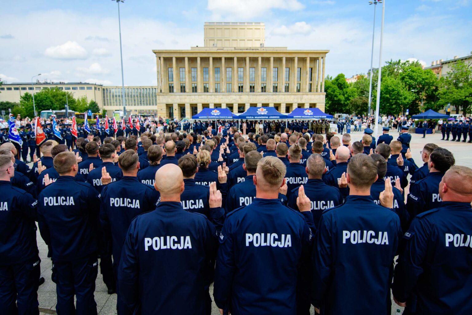 Wojewodzkie Swieto Policji w Lodzi fot Sebastian Szwajkowski 3