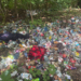 Sterta śmieci przy stacji Łódź Marysin. Mieszkańcy nie kryją oburzenia
