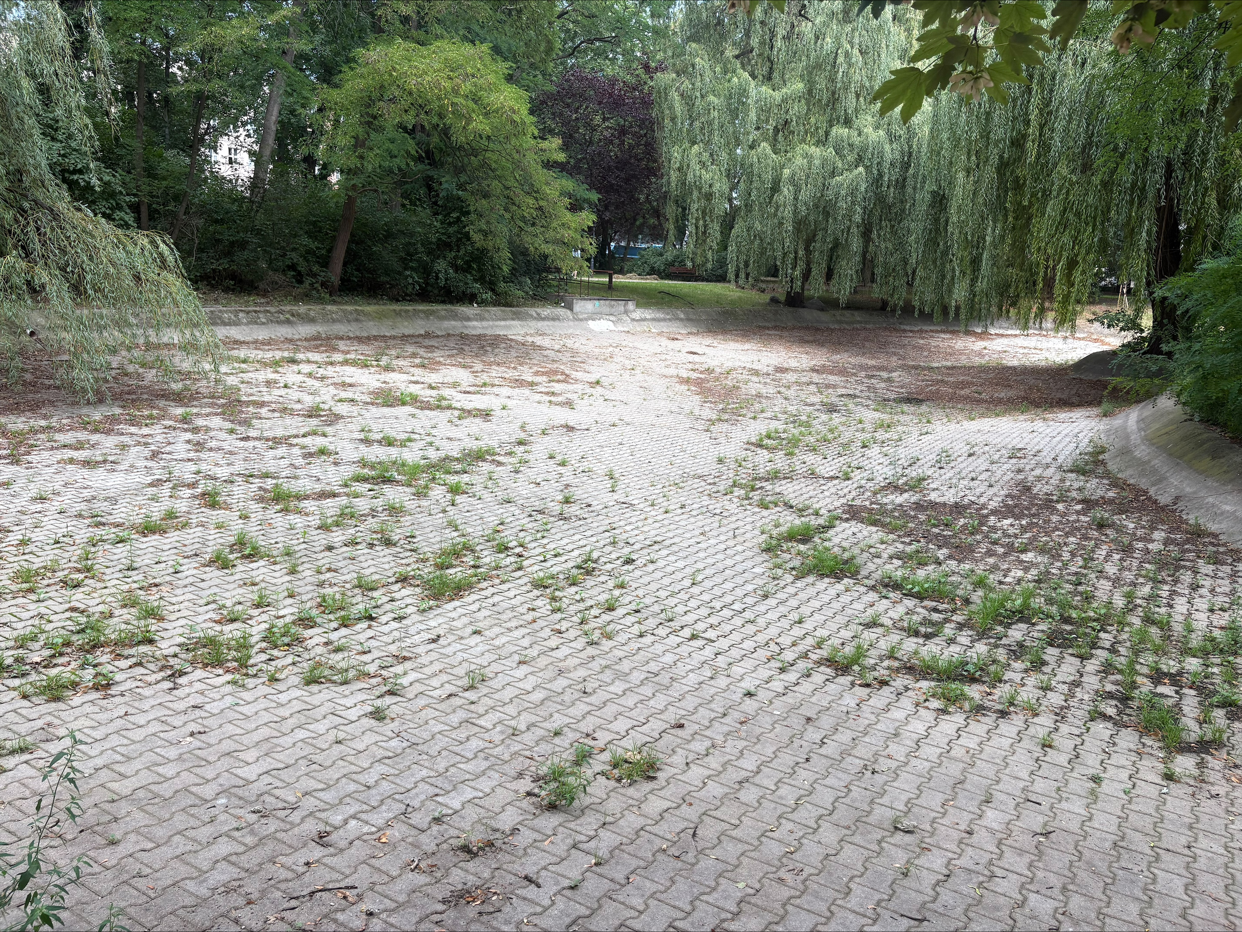 Woda zniknęła z łódzkich parków. Mieszkańcy narzekają na jej brak