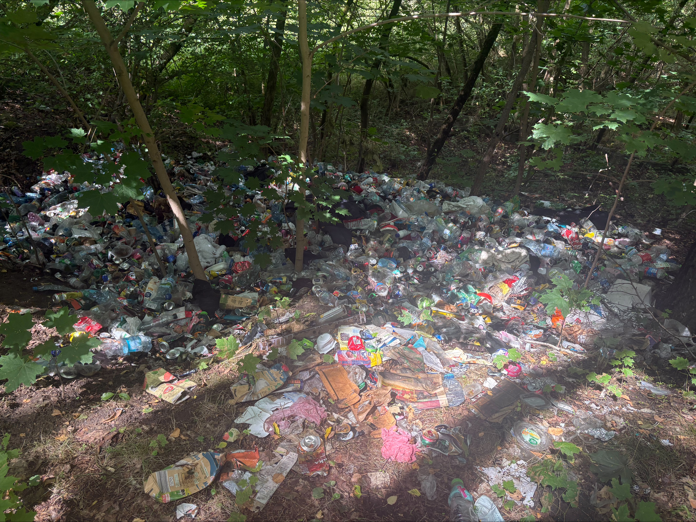 Sterta śmieci przy stacji Łódź Marysin. Mieszkańcy nie kryją oburzenia 2 Sterta śmieci przy stacji Łódź Marysin. Mieszkańcy nie kryją oburzenia