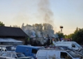 Sprawca podpalenia składu samochodów zatrzymany przez policję