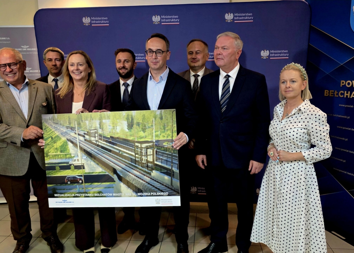 Kolej pasażerska wróci do Bełchatowa. Jest przetarg na modernizację linii 1 Kolej pasażerska wróci do Bełchatowa