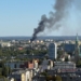 Kłęby dymu nad Łodzią. Rozległy pożar na Górnej