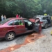 Wypadek w Buczku, obok przechodziła pielgrzymka. Autami podróżowało kilkanaście osób