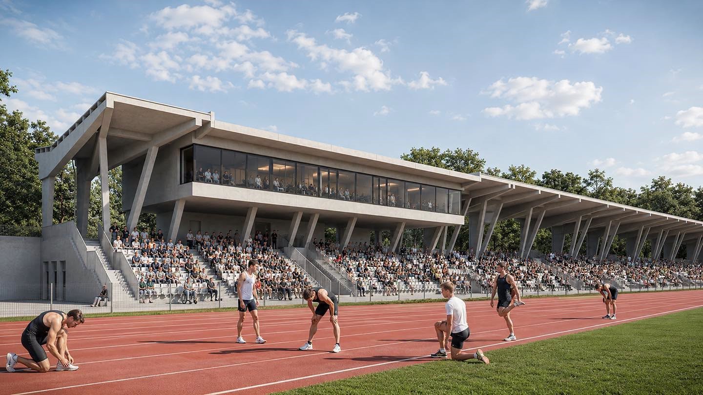 Stadion przy Lumumby w Łodzi przejdzie metamorfozę. Powstanie nowoczesna trybuna i zaplecze dla lekkoatletów