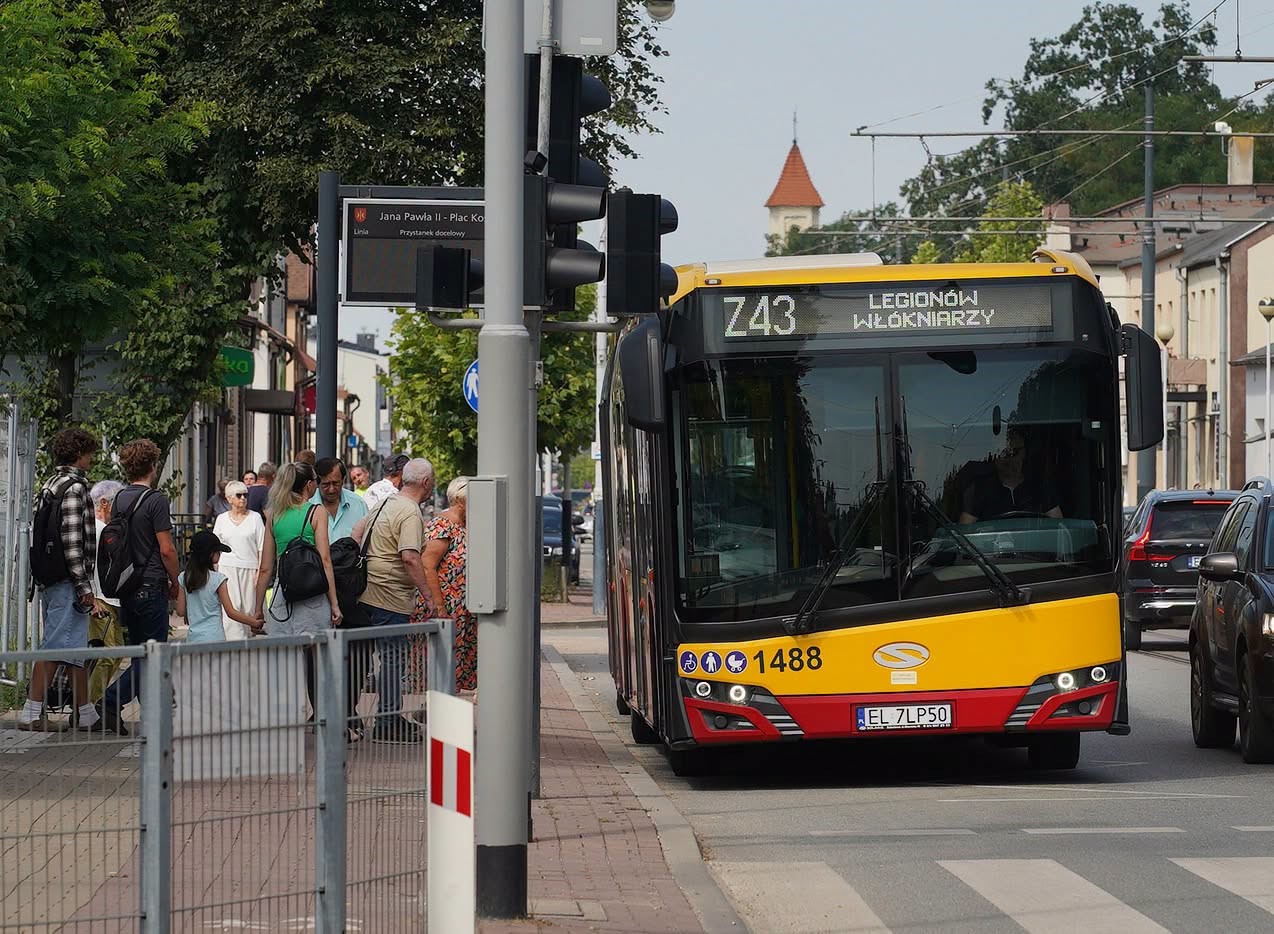 Konstantynów Łódzki: autobus zamiast tramwaju. Wszystko prez remont