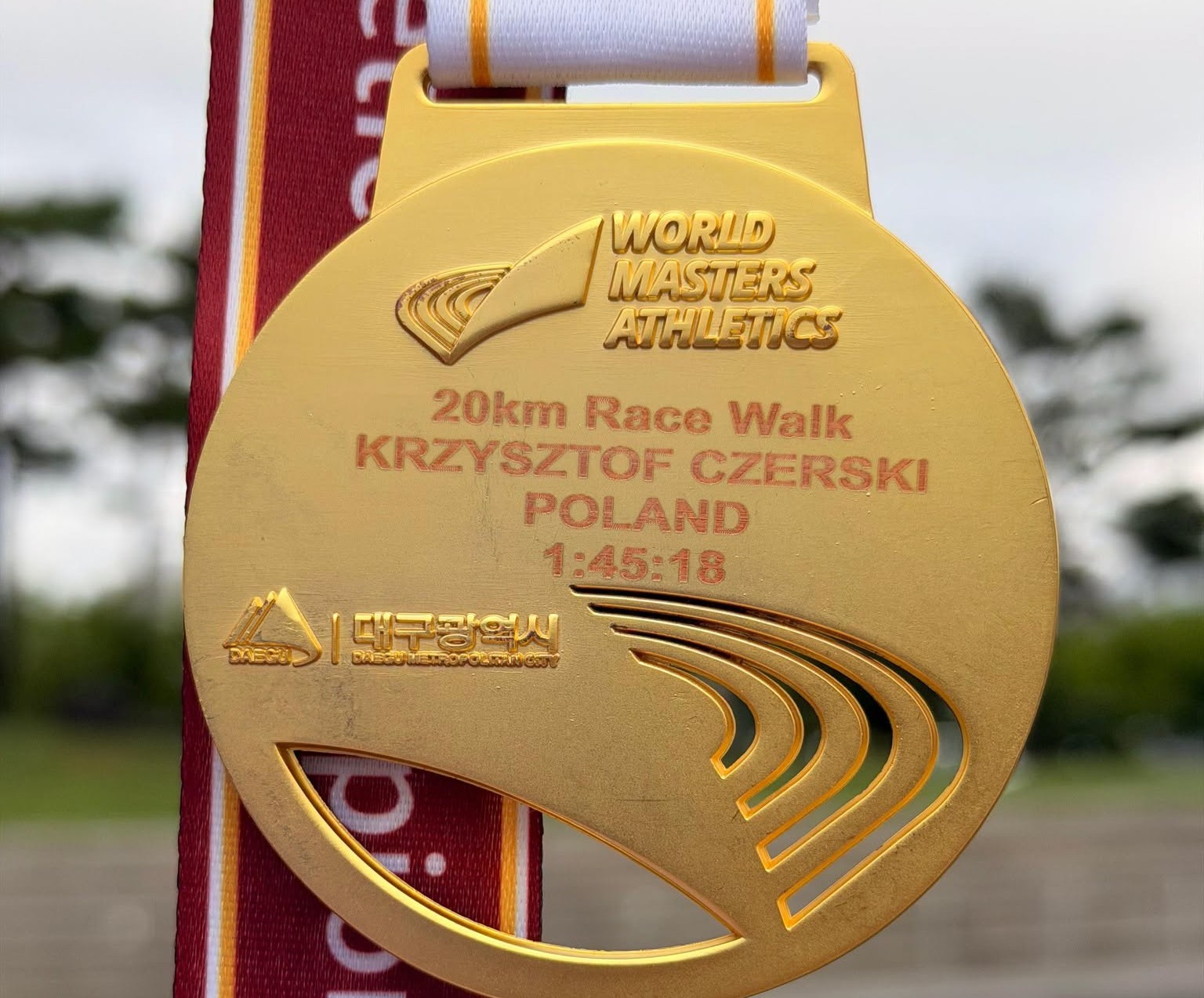 Krzysztof Czerski mistrzem świata w chodzie sportowym masters. Zdobył też złoto drużynowo