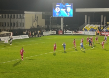 Beniaminek wciąż uczy się 1. ligi. Unia Skierniewice - Miedź Legnica 0:3 [ZDJĘCIA]