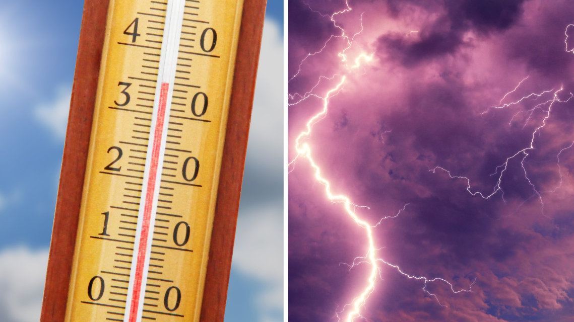 Pogoda na czwartek | Upał, burze i grad [PROGNOZA]