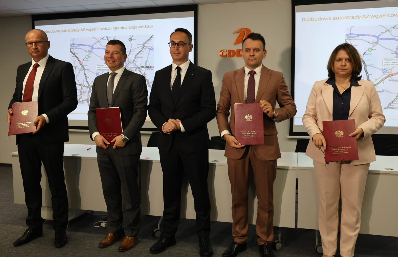 A2 między Łodzią a Warszawą z umową na rozbudowę. Będą utrudnienia i odcinkowy pomiar prędkości