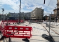 Remont Placu Wolności w Łodzi trwa. Wybrzuszona nawierzchnia ma zniknąć do 20 sierpnia [ZDJĘCIA]