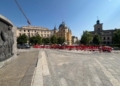Remont Placu Wolności w Łodzi trwa. Wybrzuszona nawierzchnia ma zniknąć do 20 sierpnia [ZDJĘCIA]