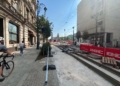 Remont Placu Wolności w Łodzi trwa. Wybrzuszona nawierzchnia ma zniknąć do 20 sierpnia [ZDJĘCIA]